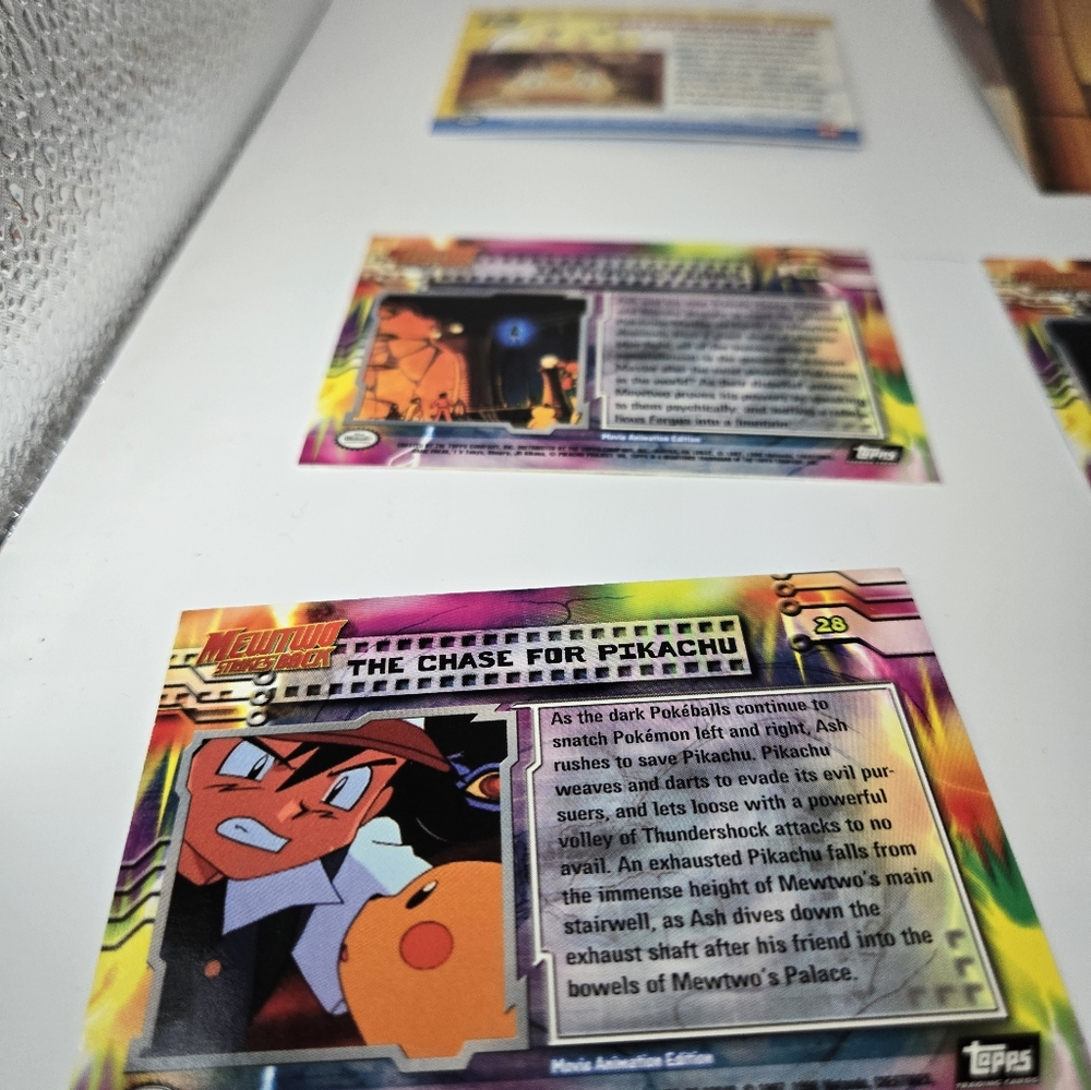 🎬 Pokémon: The First Movie – Opened 8-Card Pack w/ Foil – Vintage Topps - Picture 3 of 17